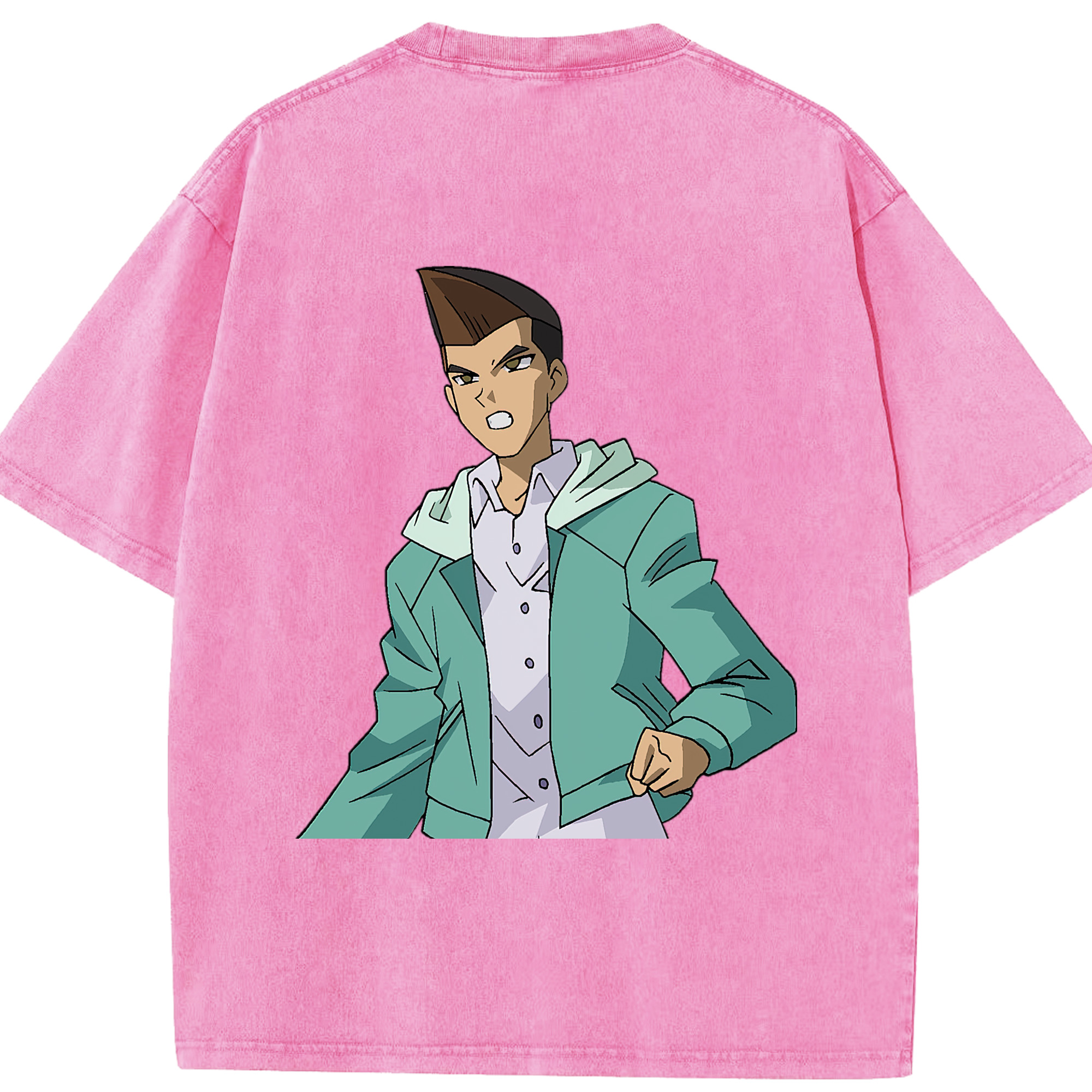 （画像用） 遊☆戯☆王 Yu-Gi-Oh! 綿100% ヴィンテージ風 半袖Tシャツ（背面プリント）